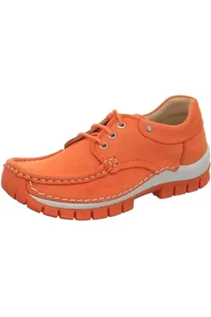 Wolky Fly Timber nubuck light Orange Schnürschuh orange 37 EU