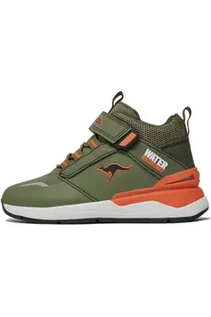 KangaROOS Schnürschuhe KD-Dose EV 18912-000-8037 Olive/Flame Schnürschuh bunt 37 EU