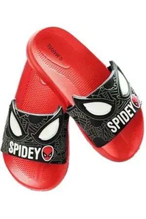 Marvel Spiderman 3D Optik Kinder Jungen Sandalen Sandale Gr. 25 bis 32 rot 29-30 EU