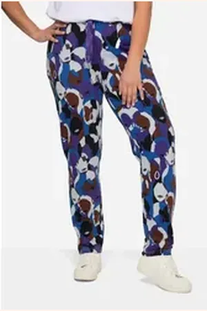 Angel of Style Angel of Style Schlupfhose Jogginghose Alloverprint Elastikbund blau|grün 52