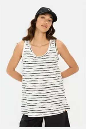 Camel Active Tanktop mit Streifenmuster weiß XL