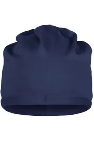 Myrtle Beach Beanie Leichter Bio Baumwoll Beanie Sommer Herbst Mütze organic Cotton blau