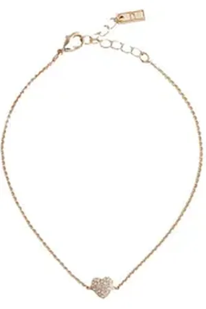 Next Fußkette Fußkette mit Pavé-Herz (1-tlg) goldfarben