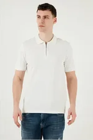 Buratti Poloshirt Regular Fit weiß XL