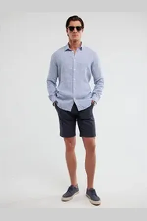 Big Star Langarmhemd MALEKIWO blau XL