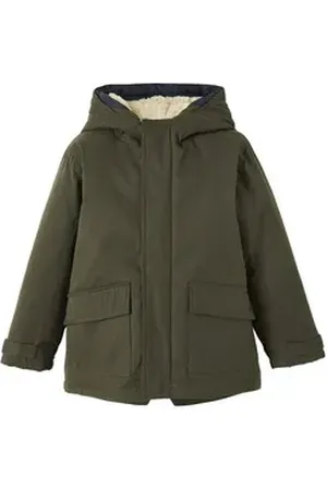 Vertbaudet Parka Jungen 3-in-1-Jacke mit Recycling-Polyester grün 98/104