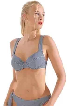 Lisca Balconette-Bikini-Top Bikini Top mit Bügel Lascari (Stück, 1-St), - blau 46C