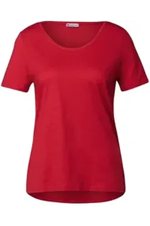 Street one T-Shirt – Damenshirt im Style Gerda rot 36