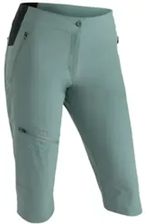 Maier Sports Outdoorhose Inara slim Capri Vario Damen Wanderhose, elastische Funktionshose mit 4 Taschen, Slim Fit blau 48