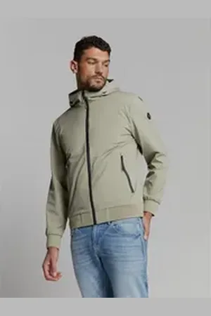 No Excess Kurzjacke Jacke mit kapuze grün XXL