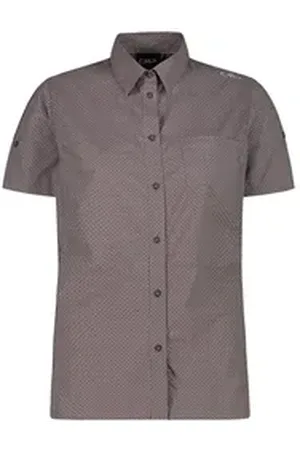 CMP Outdoorbluse WOMAN SHIRT TERRA-SABBIA grau 42