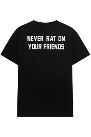 UNFAIR ATHLETICS T-Shirt Never Rat schwarz L