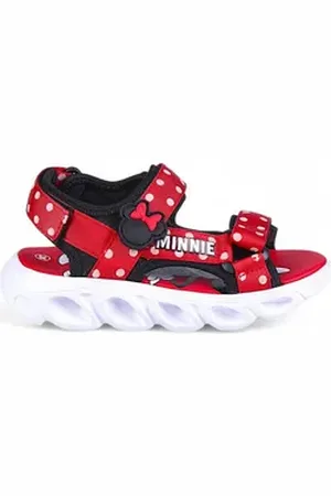 Disney Minnie Maus Sandale Mädchen Sport Sandalen mit Klettverschluss Gr. 24 - 31 rot 29 EU