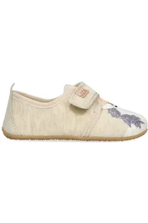 Living Kitzbühel Klettmodell Einhornzauber Natur Slipper grau 30 EU