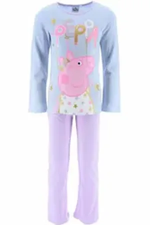 Peppa Pig Schlafanzug Mädchen Schlafanzug Peppa Wutz (Peppa Wutz) weiß 98