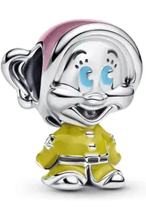 PANDORA Kettenanhänger Silber Charm Disney Schneewittchen Dopey bunt