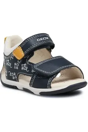 Geox Sandalen B Sandal Tapuz Boy B150XB000BCCF42Q Navy/Ochre Sandale blau 18 EU