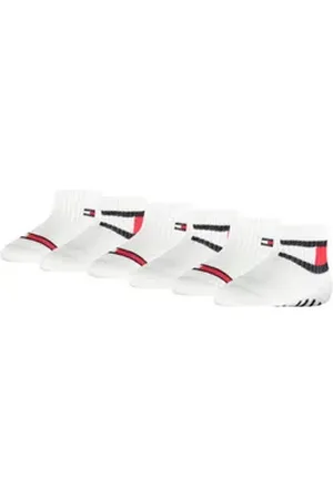Tommy Hilfiger Socken TH BABY SOCK 6P FLAG SOCK ECOM (6 Paar) ABS Anti-Rutsch am Fuß weiß 23-26
