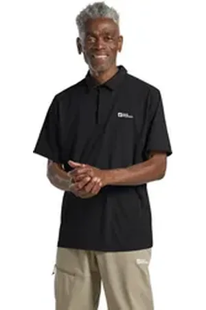 Jack Wolfskin Poloshirt DELGAMI POLO M schwarz S (48)