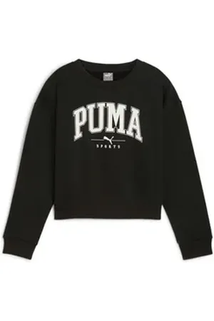 PUMA Fleecepullover Mädchen Pullover Squad Crew FL G 681763 schwarz 152