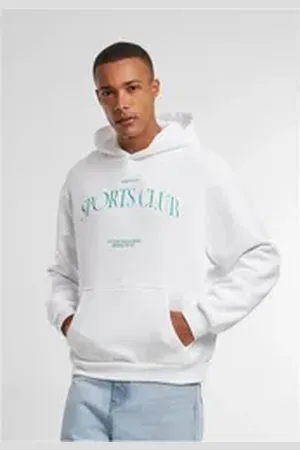Mister Tee MT Upscale Hoodie Another Sports Club Fluffy Hoody weiß 4XL