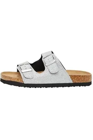 NAME IT FLORA Sandale (1-tlg) silberfarben 32 EU