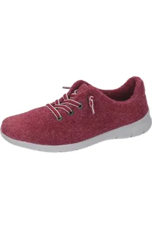 Comfortabel Schnürer Schnürschuh aus Textil rot 40 EU