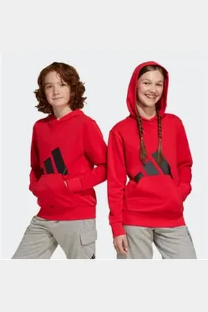 adidas Sportswear Kapuzensweatshirt J BL FT HD 280 rot 164