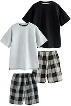 Next Pyjama Karierte Pyjamas, 2er Pack (4 tlg) schwarz 170 (15 J.)