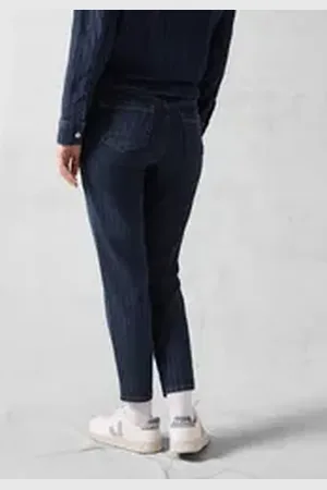 CECIL Gerade Jeans Middle Waist blau 32