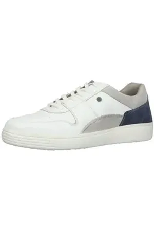 Hush Puppies Halbschuhe Leder Schnürschuh blau|weiß 43 EU