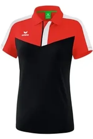 Erima Poloshirt Damen Squad Poloshirt rot|schwarz 36