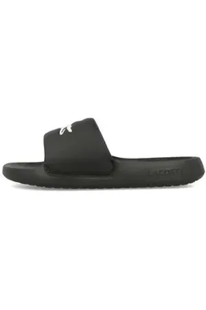 Lacoste Serve Slide 1.0 123 1 CFA Damen Black White Sandale schwarz 39,5 EU
