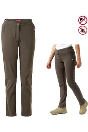Craghoppers Trainingstights - NosiLife Pro Active- Damen Strech Outdoor Hose, grün 40/L