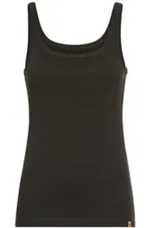 Camel Active Tanktop aus reiner Baumwolle schwarz S