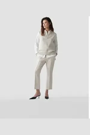 Le Comte Strickjacke weiß 42