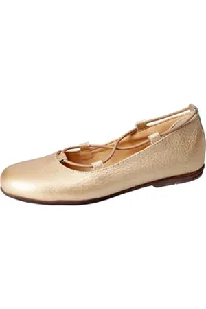 Däumling Unisex Kinder Teens Hadice Ballerina Sneaker Ballerinas goldfarben 36,0