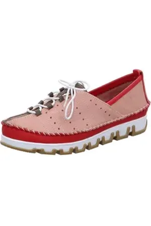 GEMINI Damen Schnürschuh rosa|rot 41
