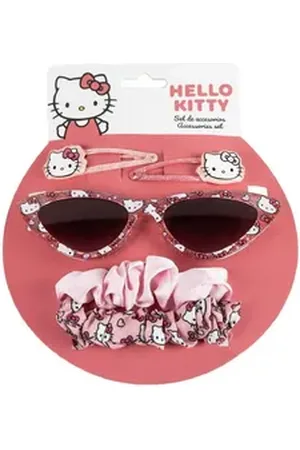 Hello Kitty Sonnenbrille Kinder-Sonnenbrille – Stylisch mit passendem Zubehör rosa