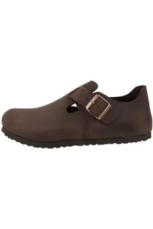 Birkenstock London geöltes Nubukleder normal Unisex Erwachsene Schnürschuh braun 46 EU