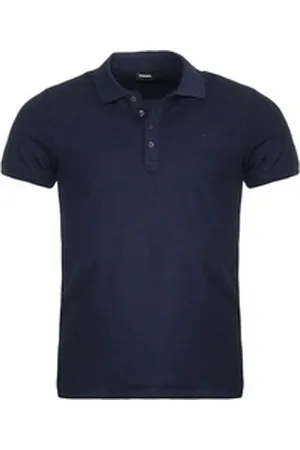 Diesel Poloshirt Herren Poloshirt T-HEAL in Unifarbe blau XL