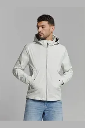 No Excess Kurzjacke Jacke mit abnehmbarer kapuze beige L