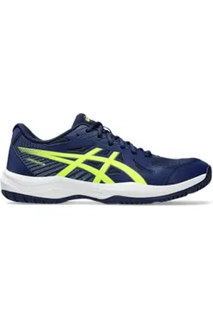 Asics UPCOURT 6 BLUE EXPANSE/SAFETY YELLOW Hallenschuh 48 EU
