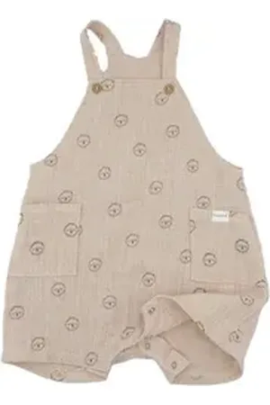 maximo Latzhose Unisex-Design mit Löwen- oder Regenbogenmotiv beige 50/56