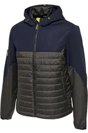 Hummel Sweatjacke North Hybrid Jacke F7026 Trainingsjacken Polyester blau S