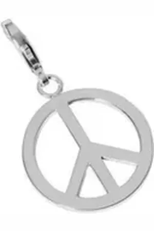 CHEEKY CHAIN MUNICH Buchstabenanhänger Peace (one size, 1-tlg) silberfarben