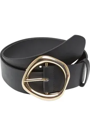 Urban classics Synthetikgürtel Organic Buckle Shaped Synthetic Leather Belt schwarz S/M