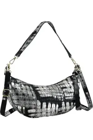 Alessandro Schultertasche Silbermond, elegant-luxuriöse Tasche mit silber-Finish schwarz