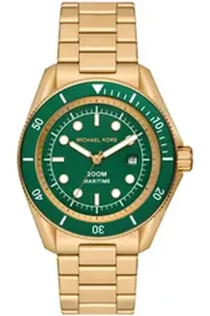 Michael Kors Quarzuhr MARITIME MK9162, Armbanduhr, Damenuhr, Herrenuhr, Edelstahlarmband, analog goldfarben