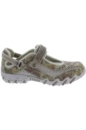Allrounder By Mephisto Niro Sneaker, Klettverschluss, Lamb (Beige bedruckt), H. Fl Klettschuh beige 40,5 EU